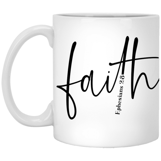 Faith White Mug